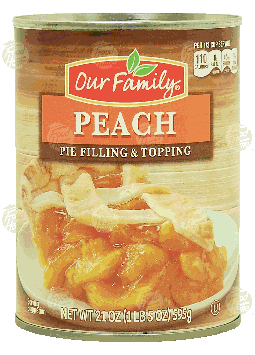 Our Family  peach pie filling & topping Full-Size Picture